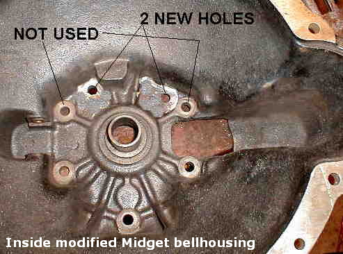 View inside bellhousing (with notes)